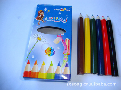 【3.5寸 迷你彩色鉛筆】價格,廠家,圖片,鉛筆,浙江松陽金星文教用品-